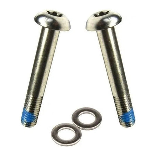 SRAM Caliper Flat mount bracket mounting bolts Titanium T25 - Silver