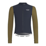 PAS NORMAL STUDIOS Uomini Mechanism Maglia da ciclismo a manica lunga - Dusty Navy / Brown Olive