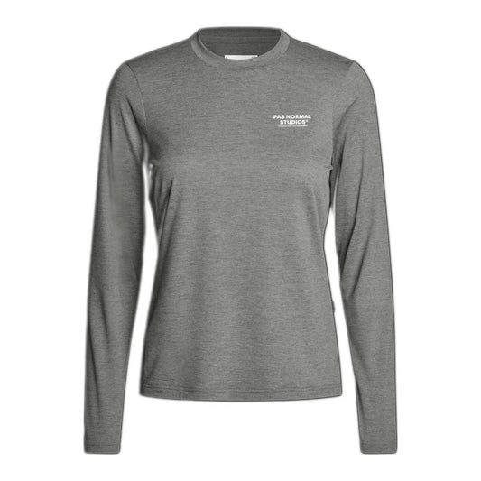 PAS NORMAL STUDIOS Women Balance Long Sleeve T-shirt - Medium Grey