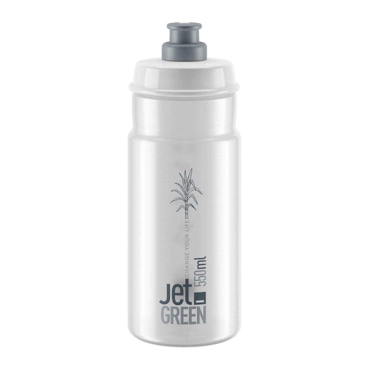 ELITE JET SUGAR CANE BIDON 550ML - CLEAR/GREY