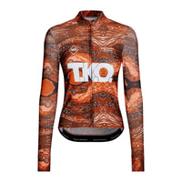 PAS NORMAL STUDIOS TKO Mechanism Maillot Ciclismo Manga Larga Mujer - TKO Red