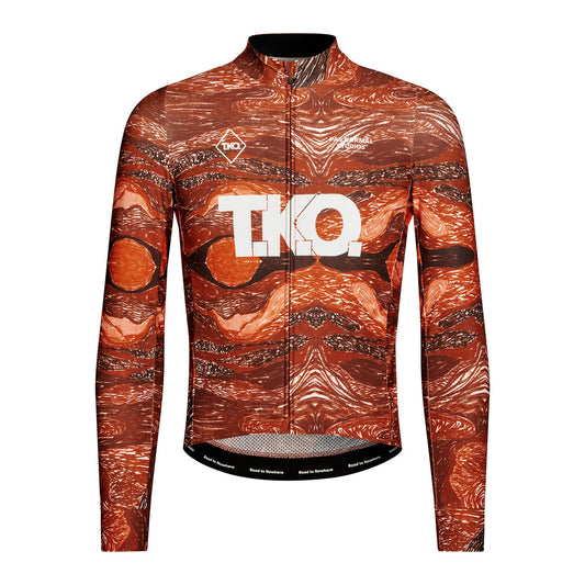 PAS NORMAL STUDIOS TKO Woven Long Sleeve Jersey - TKO Red