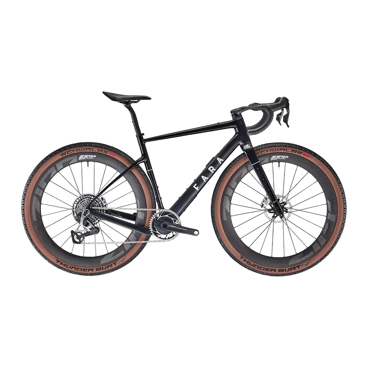FARA Gr4 SRAM Force XPLR AXS E1 Gravel Bike - Translucent Black