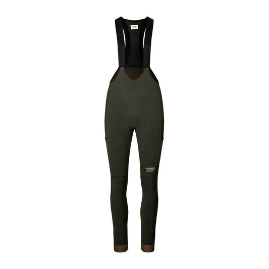 PAS NORMAL STUDIOS Women Escapism Long Cargo Bibs - Dark Olive