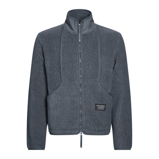 PAS NORMAL STUDIOS Off Race Pile Fleece Jacket - Steel