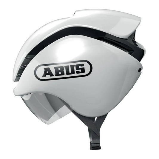 ABUS GAMECHANGER TRI HELMET - SHINY WHITE