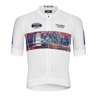 PAS NORMAL STUDIOS TKO Mechanism Maillot Ciclismo SS25 - Human Error Blanco