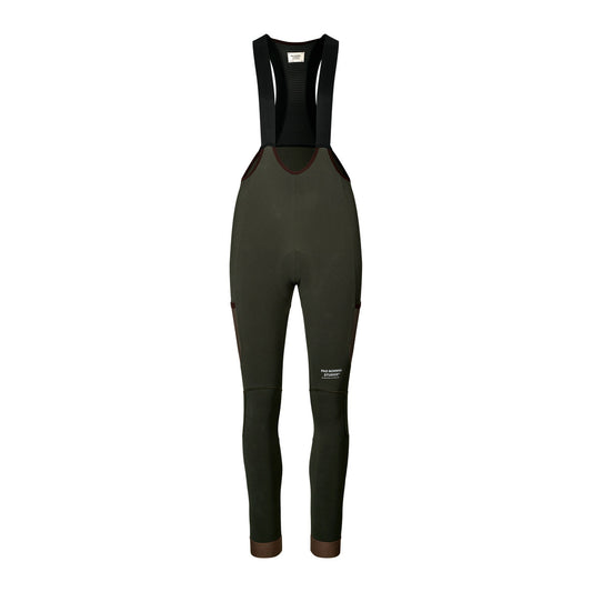 PAS NORMAL STUDIOS Women Escapism Long Cargo Bibs - Dark Olive
