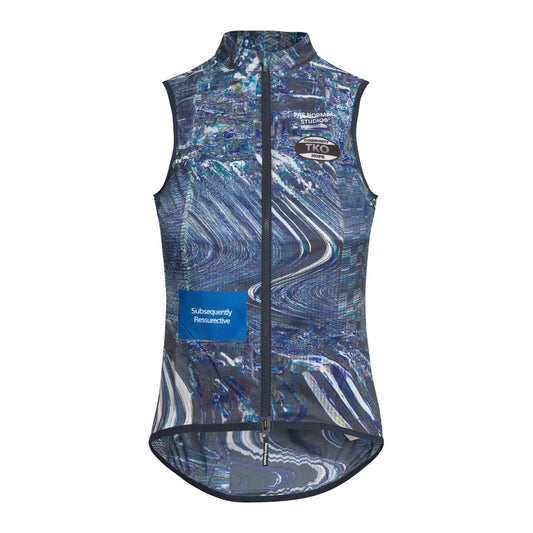 PAS NORMAL STUDIOS TKO Women Mechanism Stow Away Gilet SS25 - Human Error Blue