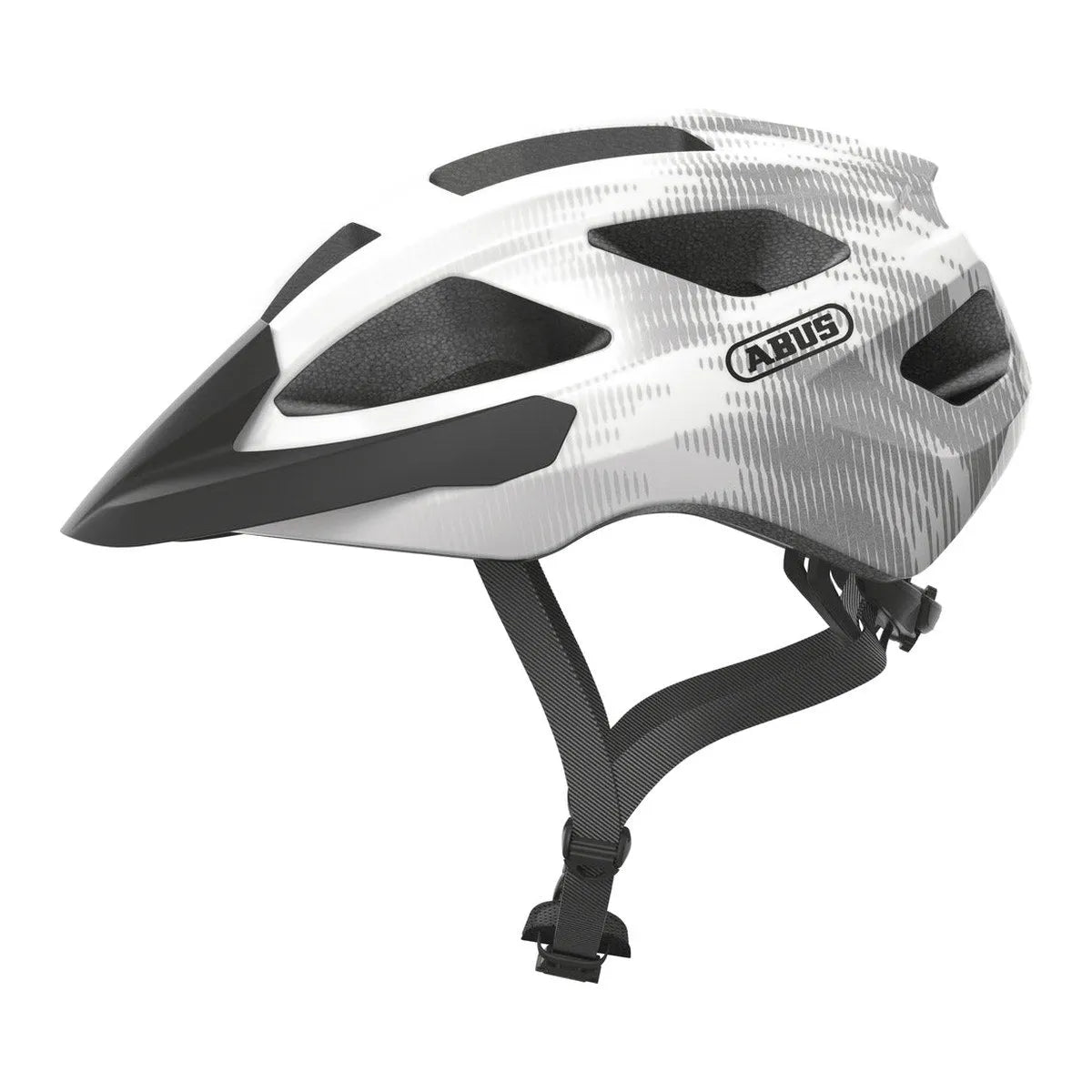 ABUS MACATOR HELMET - WHITE SILVER
