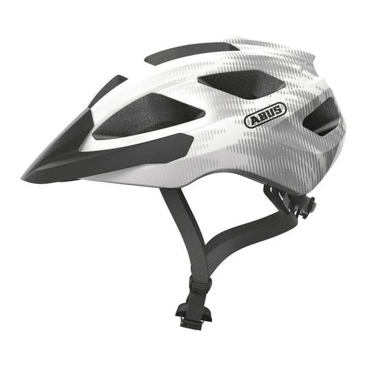 ABUS MACATOR HELMET - WHITE SILVER