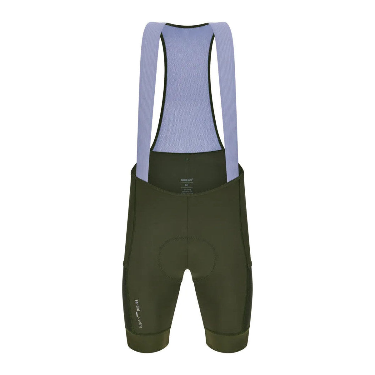 SANTINI Cargo Bib Shorts - Military Green
