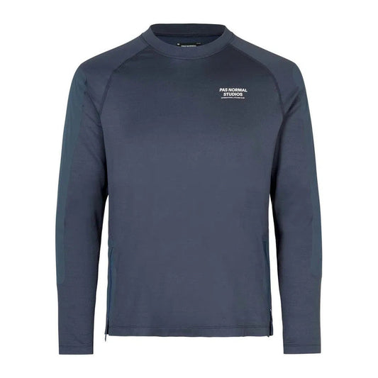 PAS NORMAL STUDIOS ESCAPISM Technical LS Tshirt - Classic Blue