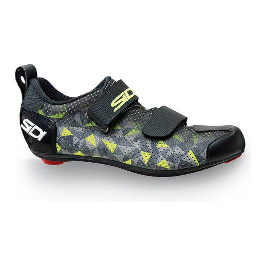 SIDI T-5 Air Road Cycling Shoes - Grey / Yellow / Black
