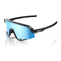 RIDE 100% Slendale Sunglasses - Matte Black / HiPER Blue Multilayer Mirror Lens