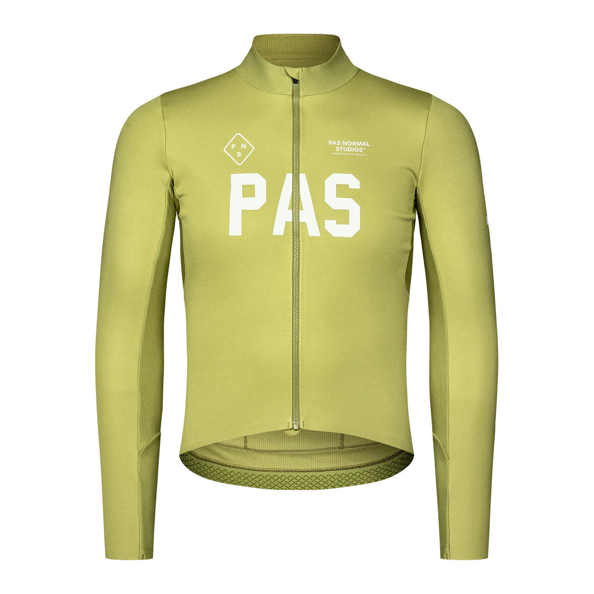 PAS NORMAL STUDIOS Men PAS Mechanism Thermal Long Sleeve Jersey 2.0 - Dark Lime