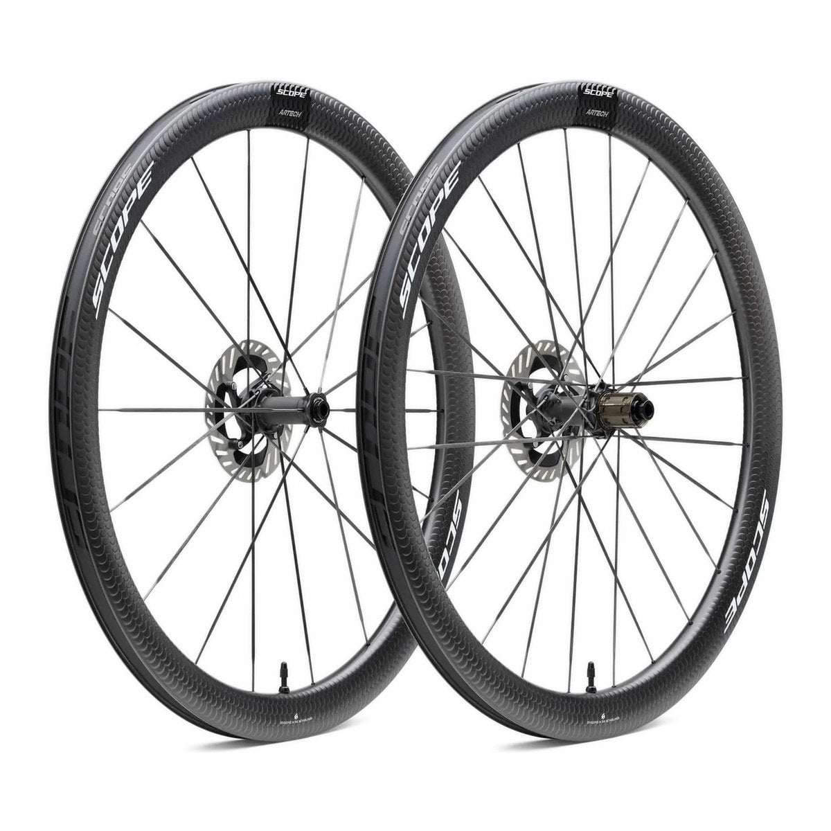 SCOPE Artech 4.A Carbon All-Road Wheelset - White Decals