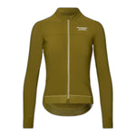 PAS NORMAL STUDIOS Mujer Essential Maillot Ciclismo Manga Larga - Khaki Green