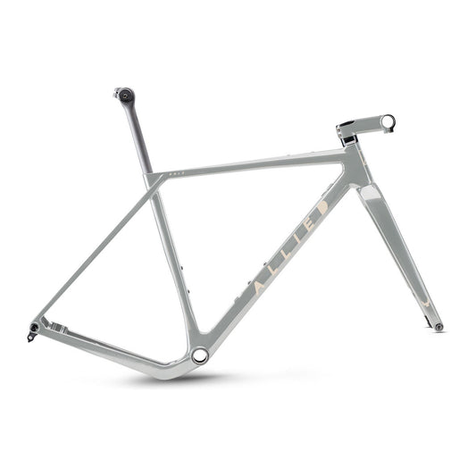 ALLIED ABLE Carbon Gravel Frameset - Dove Grey