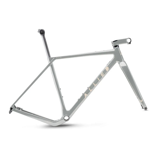 ALLIED ABLE Carbon Gravel Frameset - Dove Grey