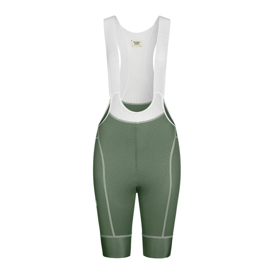 PAS NORMAL STUDIOS Mechanism Women Bib Shorts - Khaki Green