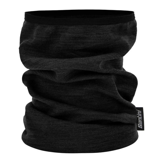 SANTINI Merino Neck Warmer - Black