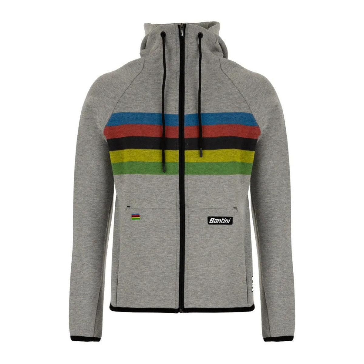 SANTINI Zip Hoodie - Asphalt grey / UCI