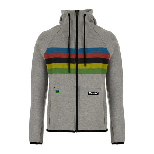 SANTINI Zip Hoodie - Asphalt grey / UCI