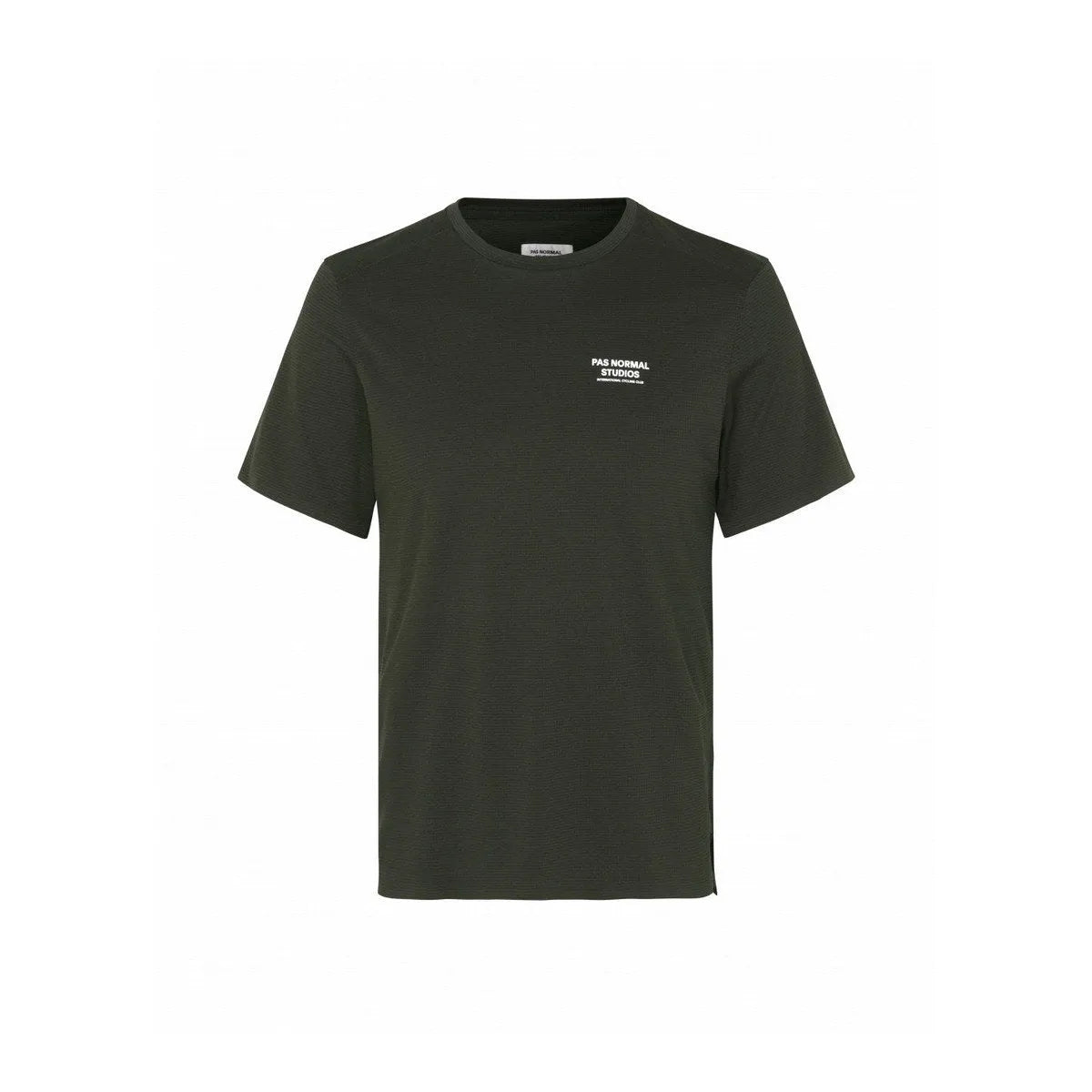 PAS NORMAL STUDIOS Men Balance Short Sleeve Top - Dark Olive