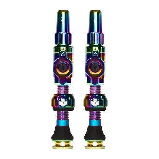 MUC OFF Tubeless Valves Big Bore Lite - Iridescent
