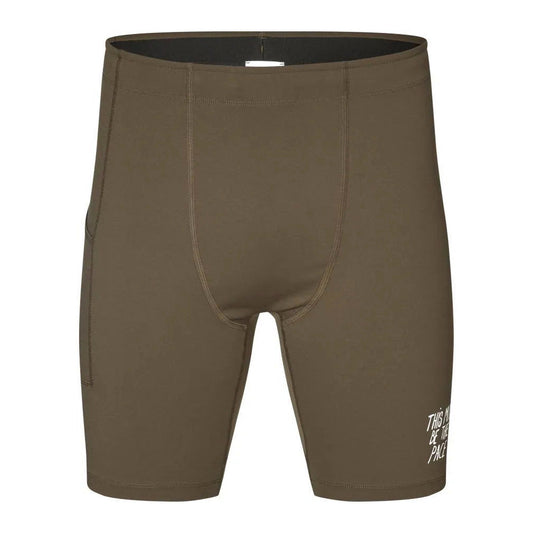 PAS NORMAL STUDIOS Balance Short Tights - Dusty Brown