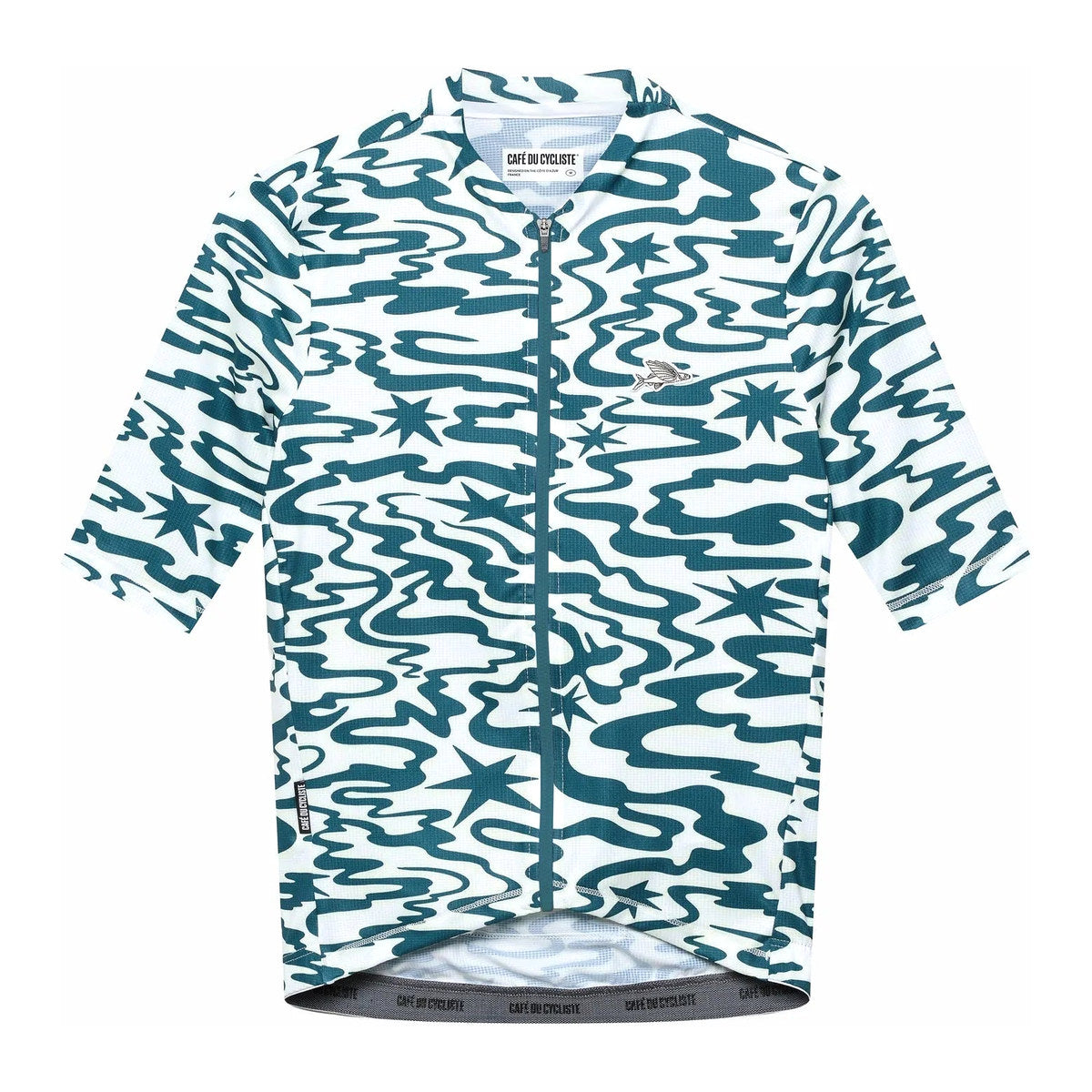 CAFÉ DU CYCLISTE Laurette Jersey  - Stars Dark Sea