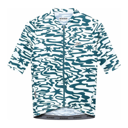 CAFÉ DU CYCLISTE Laurette Jersey  - Stars Dark Sea