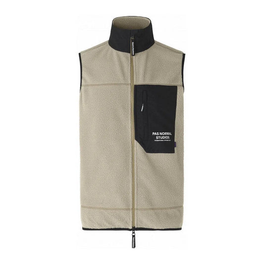 PAS NORMAL STUDIOS Off-Race Fleece Vest - Beige
