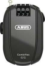 ABUS COMBIFLEX STOPOVER 65 COMBINATION CABLE LOCK - BLACK