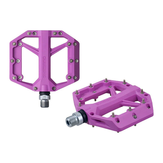 SHIMANO PD-GR400 Flat Pedals - Purple