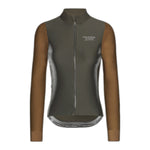 PAS NORMAL STUDIOS Women Mechanism Thermal Long Sleeve Jersey - Dark Olive / Army Brown