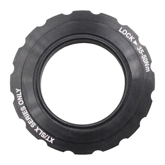 SHIMANO XT FCM8100 Crank Lock Ring and Washer - Black
