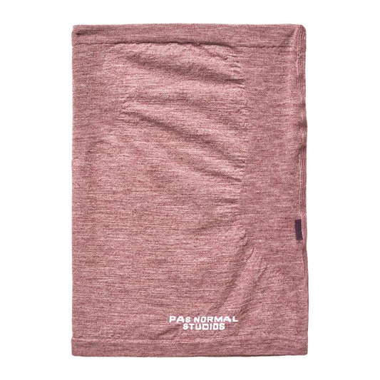 PAS NORMAL STUDIOS Logo Merino Knit Necktube - Maroon