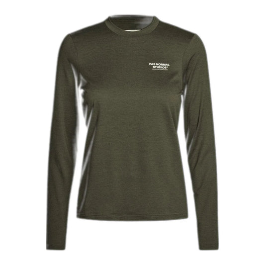 PAS NORMAL STUDIOS Women Balance Long Sleeve T-shirt - Dark Olive