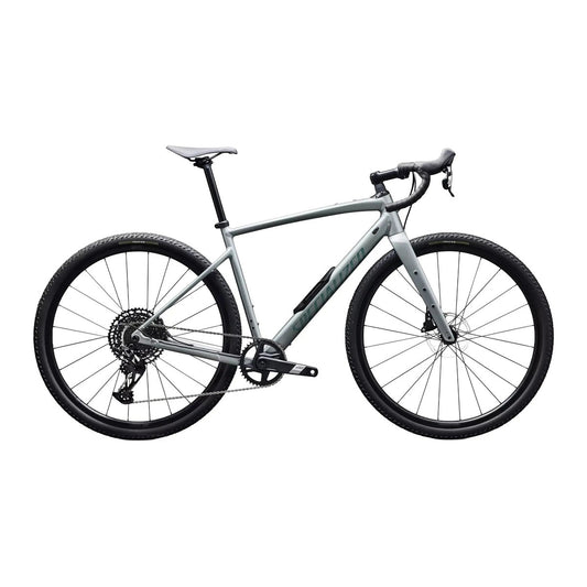 SPECIALIZED Diverge 4 Comp Alloy Complete Gravel Bike SRAM Apex - Satin Shadow Silver / Fjord Metallic