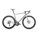 SPECIALIZED Tarmac SL8 Pro Complete Road Bike Shimano Ultegra 2026 - Gloss Liquid Silver/Satin Blue Pearl Over Black Liquid Metal