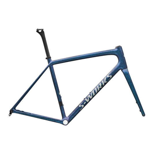 SPECIALIZED Sworks Aethos 2 Frameset  2026 - Satin Black Ink Wash / Pearl / Shadow Silver