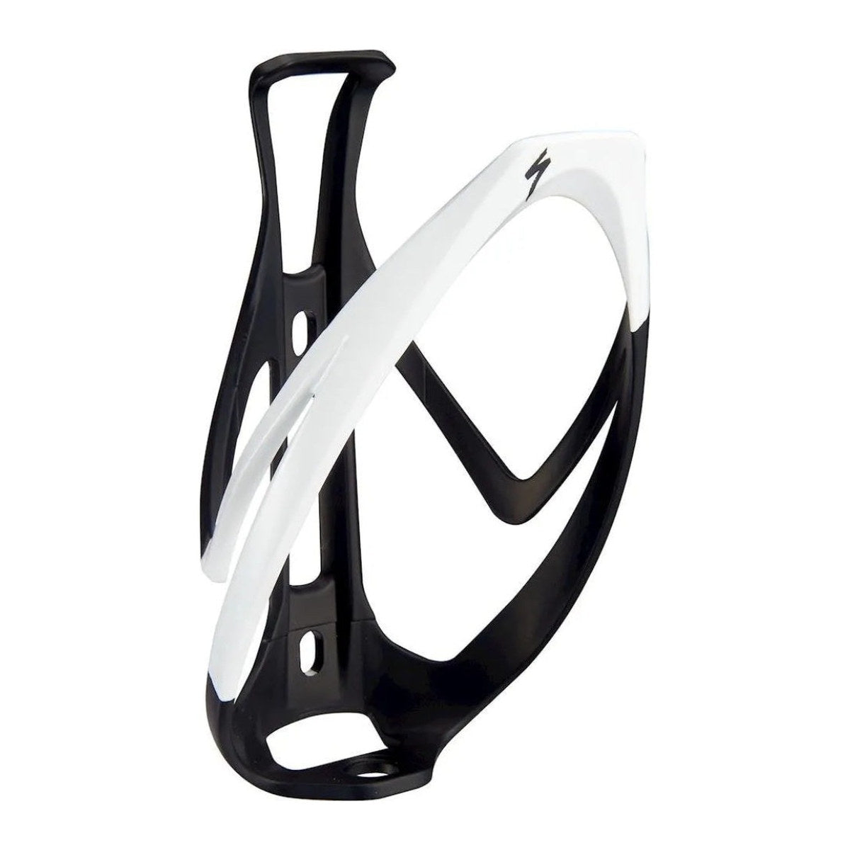 SPECIALIZED RIB CAGE II MATTE Bottle Cage  - Matte Black/White