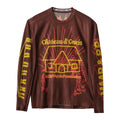 MAAP + PUBLIC POSSESSION MESH LONG SLEEVE TEE - UMBER