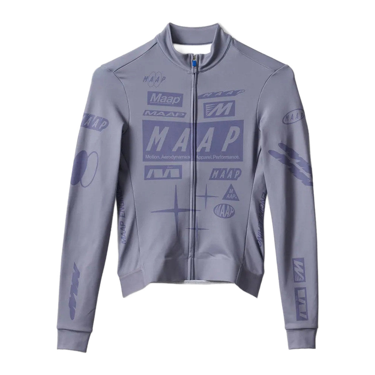 MAAP Drome Thermal LS Jersey - Silver Bullet