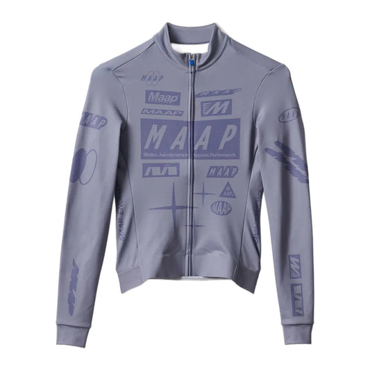 MAAP Drome Thermal LS Jersey - Silver Bullet