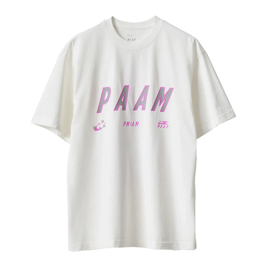 MAAP x PAM Casual Tee - White/Violet Cosmos