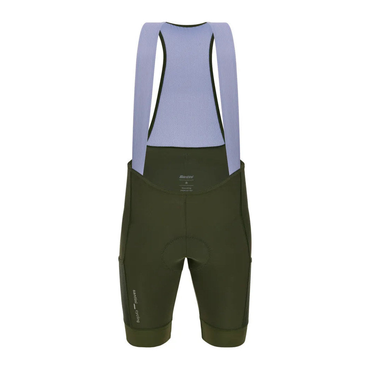 SANTINI Cargo Women Bib Short - Military Green