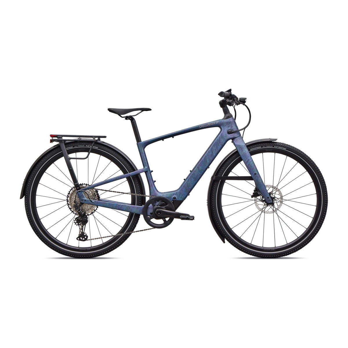 SPECIALIZED Turbo Vado SL 2 6.0 EQ Carbon Ebike - SATIN GREY BLUE / DESERT METALLIC